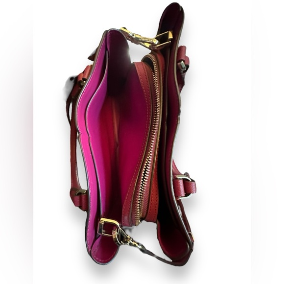 Kate Spade Purse Tippy Tote Cranberry Cocktail Shoulder/Crossbody - Picture 11 of 16